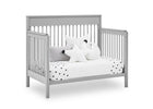 Grey (026) 12-Remy 6-in-1 Convertible Crib