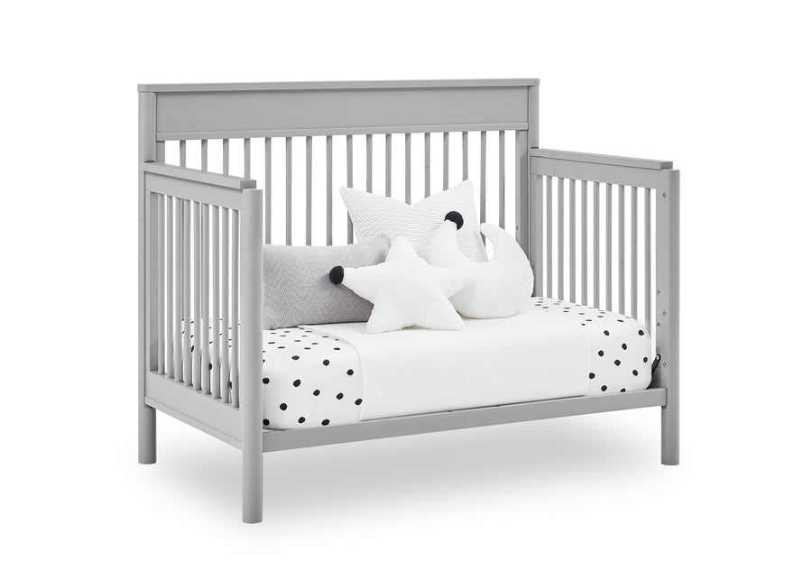 Grey (026) 12-Remy 6-in-1 Convertible Crib