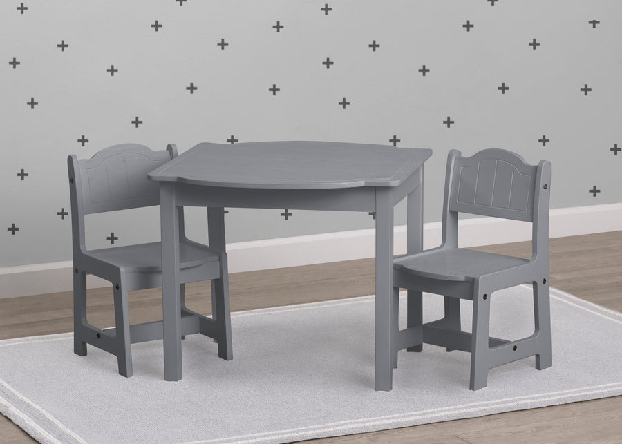 Charcoal (039) 1-Newport Table and 2 Chair Set