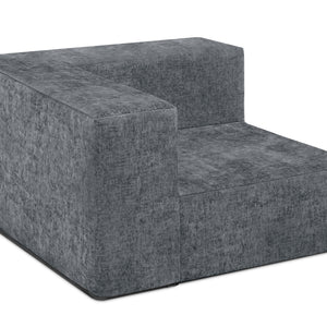 Grey Suede (5000) 16-Cozee Corner Chair
