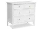 White (100) 16-Epic 3 Drawer Dresser with Interlocking Drawers