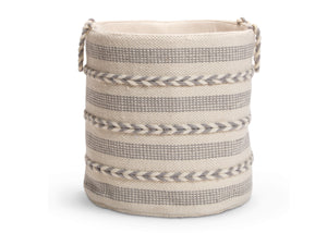 Assorted (999) 2-Braided Grey Handwoven Basket
