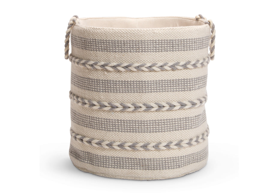Assorted (999) 2-Braided Grey Handwoven Basket