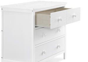 Textured White (1349) 25-Sweet Beginnings 3 Drawer Dresser