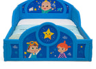 CoComelon (1224) 3-CoComelon Sleep and Play Toddler Bed with Built-In Guardrails