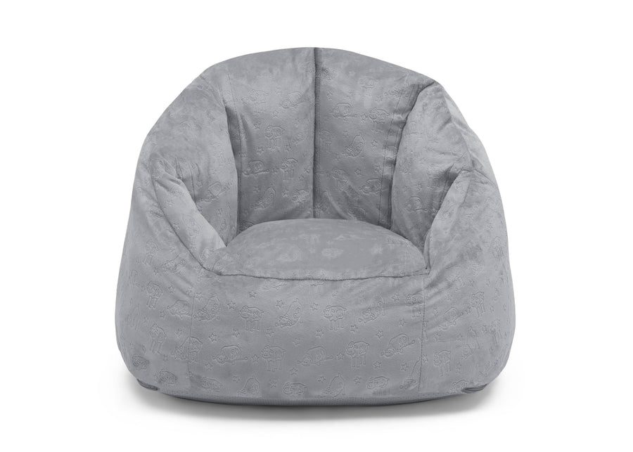 Grey (5057) 2-Perfect Sleeper Fluffy Chair for Kids
