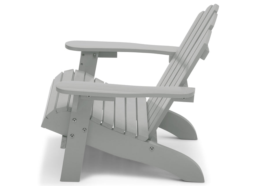 Grey (427C) 15-Kids Wood Adirondack Chair for Indoor & Outdoor Use