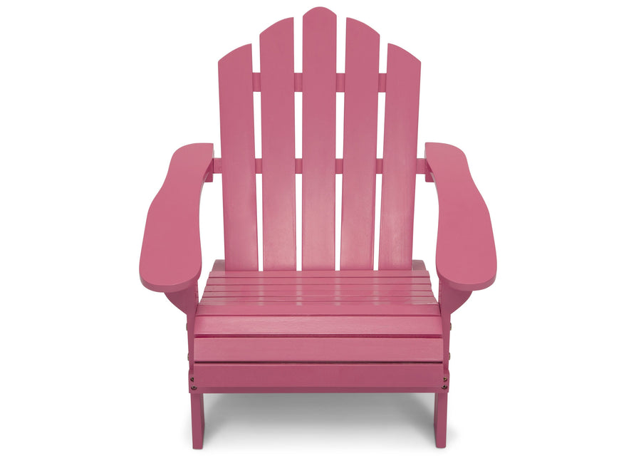 Pink (709C) 8-Kids Wood Adirondack Chair for Indoor & Outdoor Use