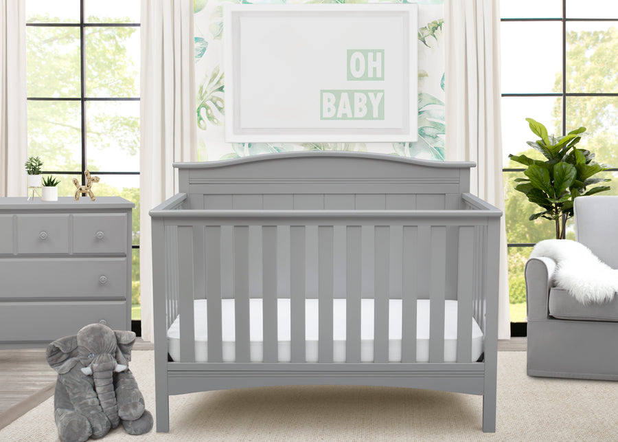 Grey (026) 13-Bennett 4-in-1 Convertible Crib
