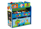 CoComelon (1224) 3-CoComelon 6 Bin Design and Store Toy Organizer