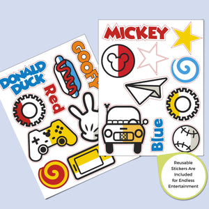 Mickey Hot Dog (1054) 5-Disney Mickey Mouse Toy and Book Organizer
