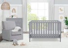 Milo 3-in-1 Convertible Crib Grey (026) 6-Milo 3-in-1 Convertible Crib