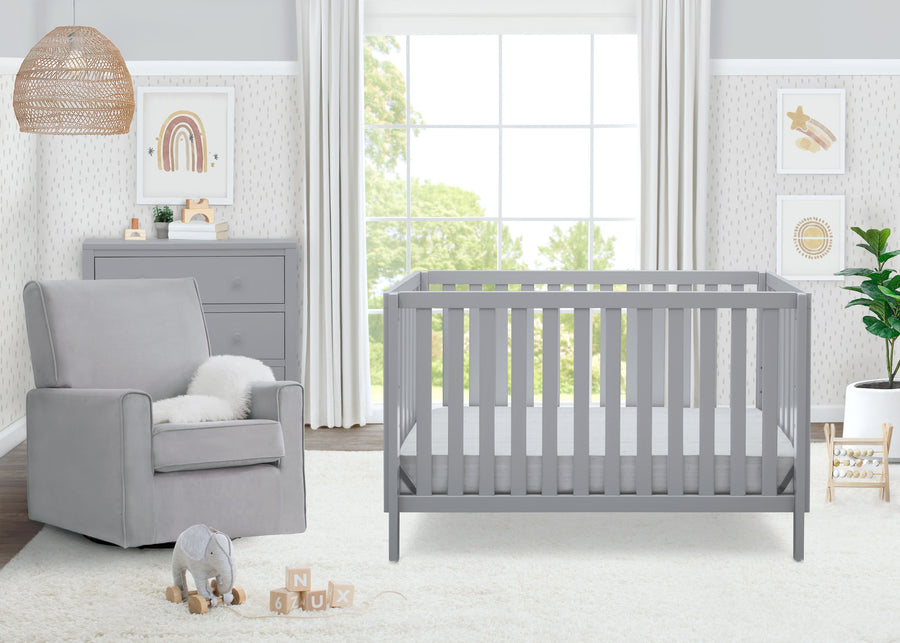 Milo 3-in-1 Convertible Crib Grey (026) 6-Milo 3-in-1 Convertible Crib