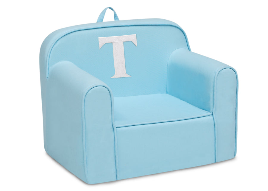 T 79-Personalized Monogram Light Blue Cozee Chair
