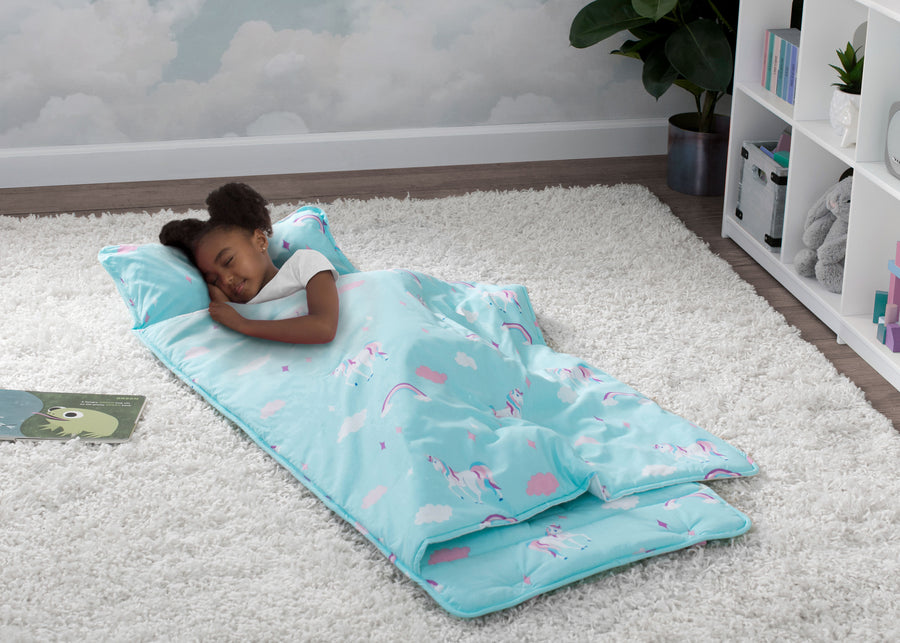 Unicorn (3011) 1-Personalized Nap Mat with Included Pillow and Blanket for Toddlers & Kids