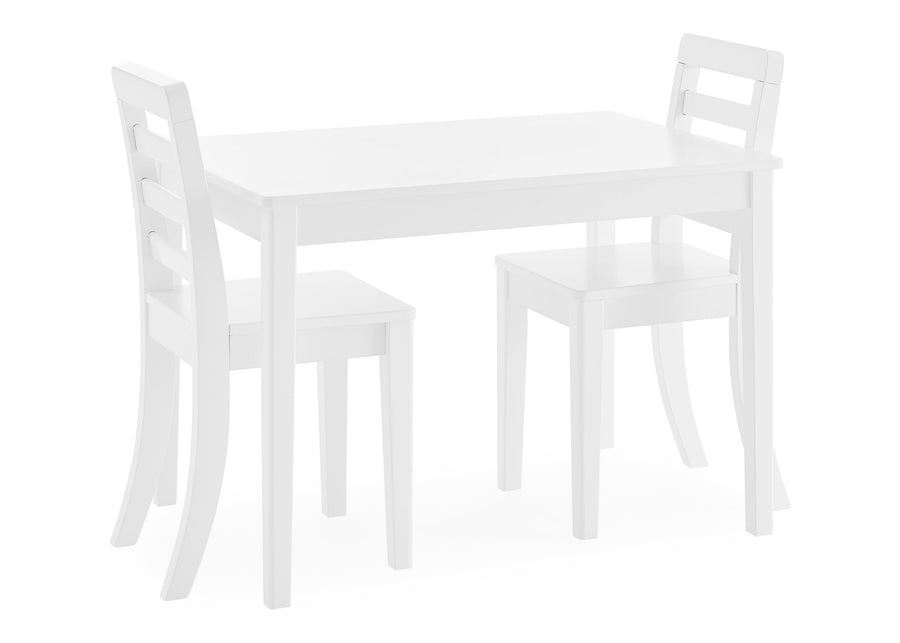 Bianca White (130) 20-Gateway Table & 2 Chair Set