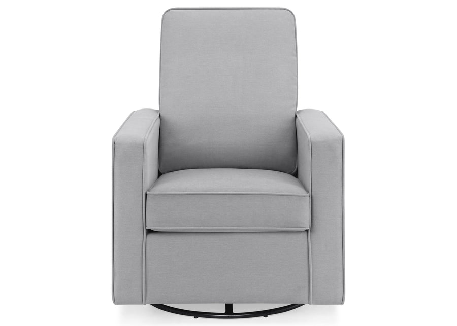 Light Grey (1458) 15-Skye Nursery Glider Swivel Chair with LiveSmart Fabric