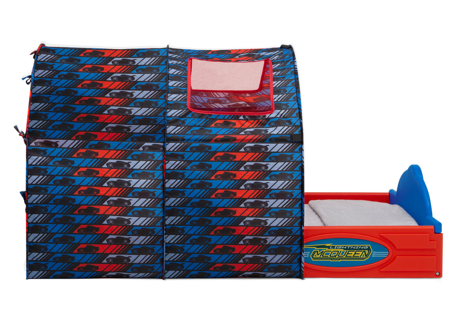 Disney Cars (1014) 3-Cars Sleep and Play Toddler Bed with Tent