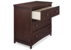 Walnut Espresso (1324) 4-Emerson 3 Drawer Dresser with Changing Top
