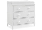Textured White (1349) 22-Sweet Beginnings 3 Drawer Dresser