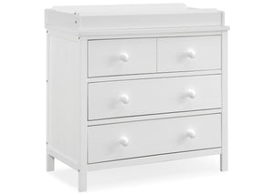 Textured White (1349) 24-Sweet Beginnings 3 Drawer Dresser