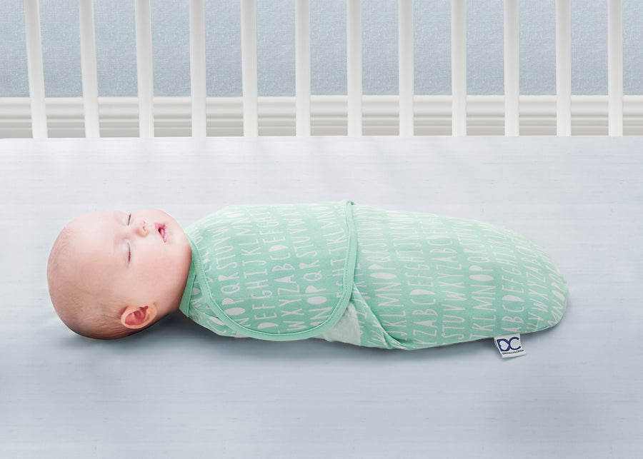 Unisex (5005) 3-Little Lambs Adjustable Swaddle Wrap - Size Large, Fits Babies 3-6 Months/14-18 lbs.