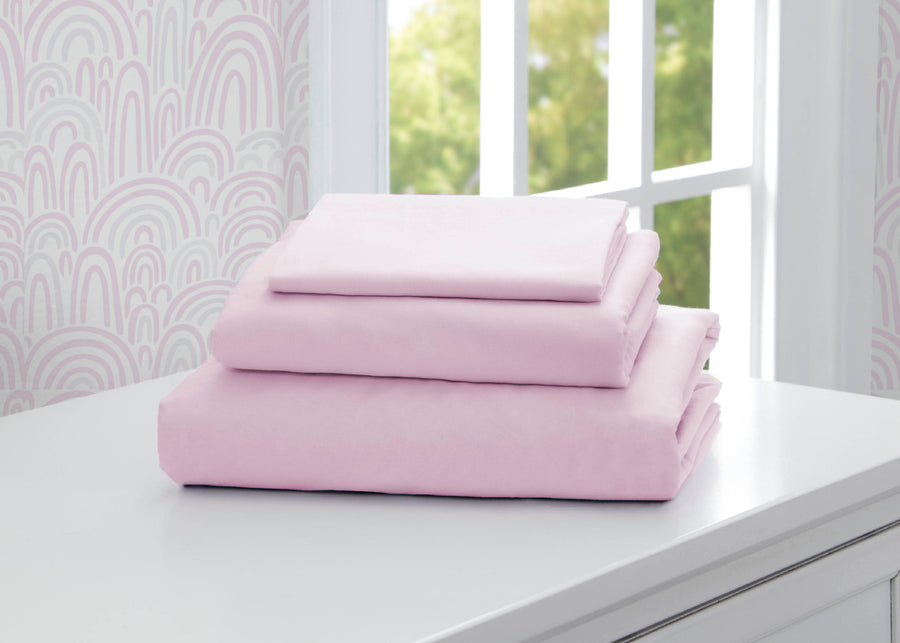 Pink (654) 1-Twin Sheet Set
