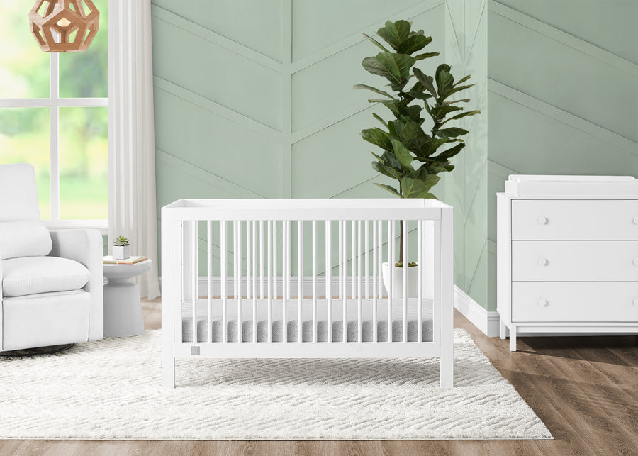 Bianca White (130) 1-babyGap Charlie 6-in-1 Convertible Crib