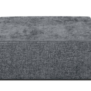 Grey Suede (5000) 16-Cozee Ottoman