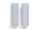 Grey Dots & Stripes (2408) 15-babyGap Reversible 100% Organic Cotton Blankets - 2 Pack