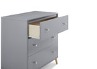 Grey with Natural (1359) 4-Jordan 3 Drawer Dresser