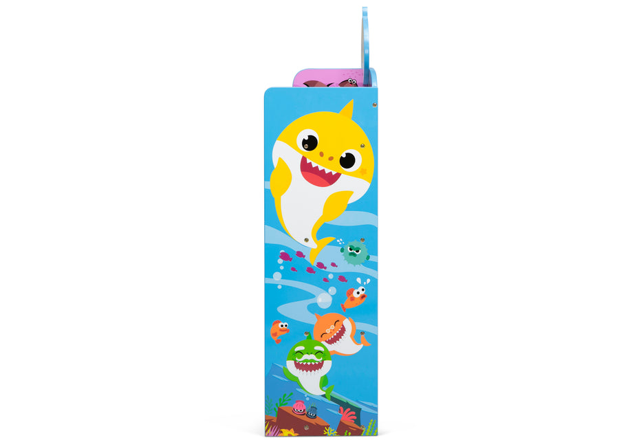Baby Shark (1127) 4-Baby Shark Wooden Playhouse 4-Shelf Bookcase for Kids