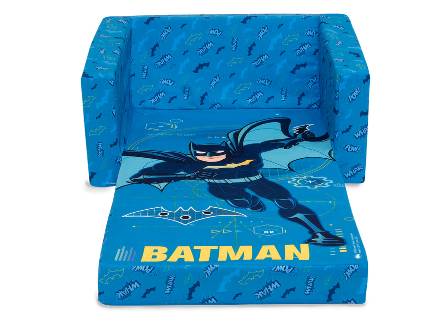 Batman (1200) 5-Batman Cozee Flip-Out Chair - 2-in-1 Convertible Chair to Lounger for Kids