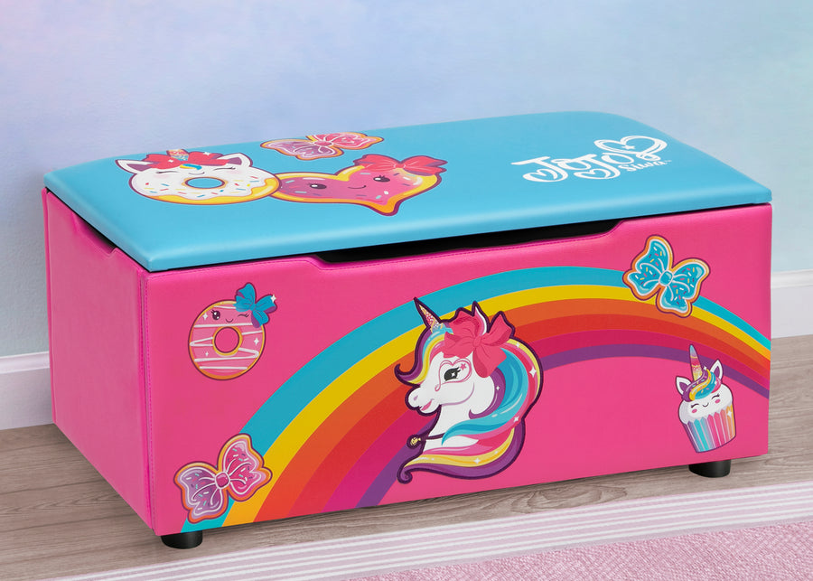 Jojo Siwa (1126) 1-JoJo Siwa Upholstered Storage Bench for Kids