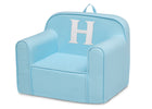 H 32-Personalized Monogram Light Blue Cozee Chair