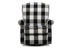 Black Plaid (1355) 11-Oakley Nursery Glider Swivel Rocker Chair