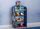 Paw Patrol (1121) 1-PAW Patrol Wooden Playhouse 4-Shelf Bookcase