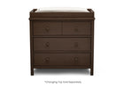 Textured Cocoa (1350) 10-Middleton 3 Drawer Dresser