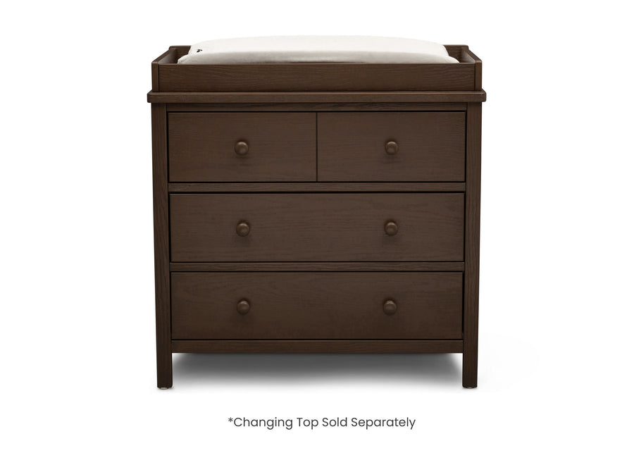 Textured Cocoa (1350) 10-Middleton 3 Drawer Dresser