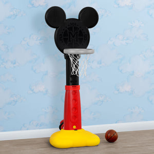 Mickey Hot Dog (1054) 15-Mickey Mouse Plastic Basketball Set