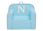 N 54-Personalized Monogram Light Blue Cozee Chair