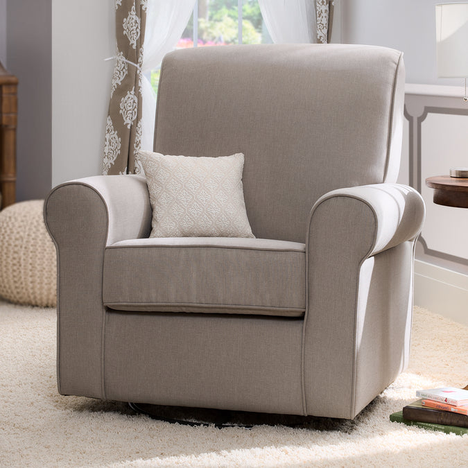 Taupe (065) 9-Avery Upholstered Glider