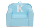 K 42-Personalized Monogram Light Blue Cozee Chair