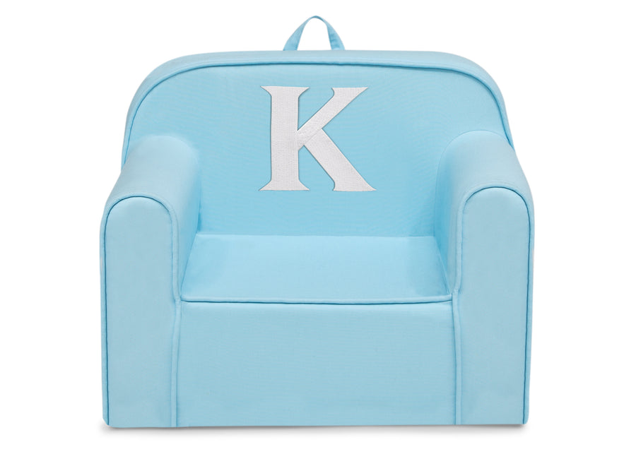 K 42-Personalized Monogram Light Blue Cozee Chair