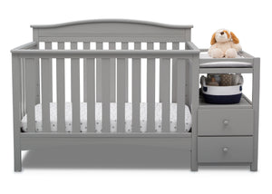 Grey (026) 14-Birkley Convertible Crib and Changer