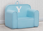 Y 97-Personalized Monogram Light Blue Cozee Chair