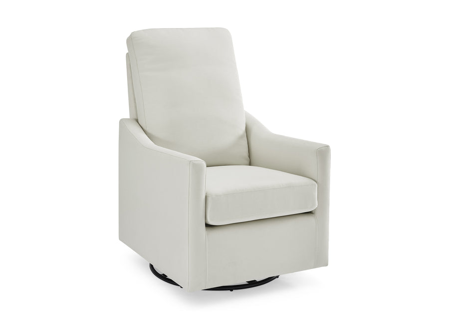Cream (743) 14-Adley Nursery Glider Swivel Rocker Chair