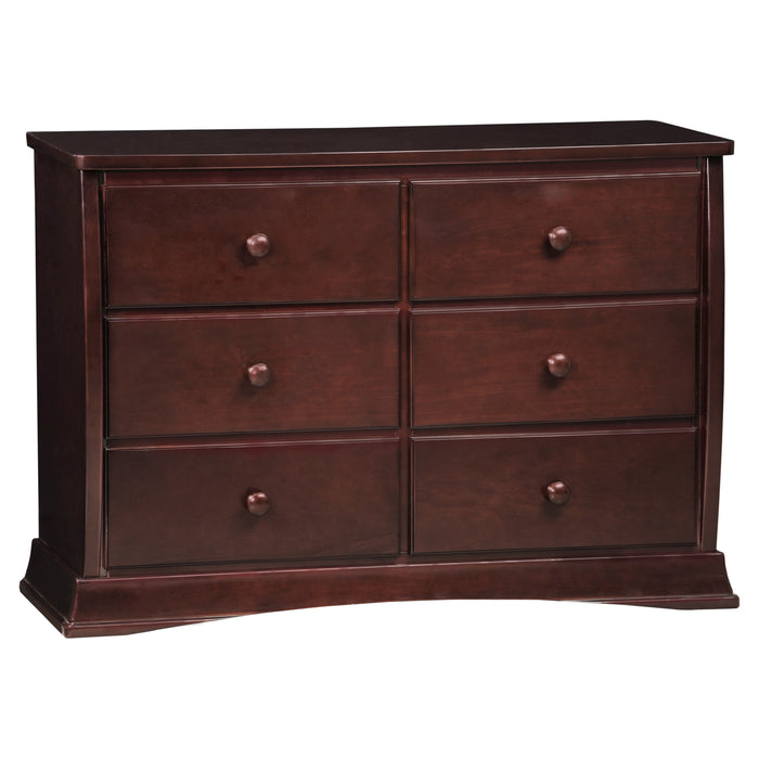 DCB: Black Cherry Espresso (607) 2-Bentley 6 Drawer Dresser