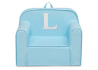L 46-Personalized Monogram Light Blue Cozee Chair