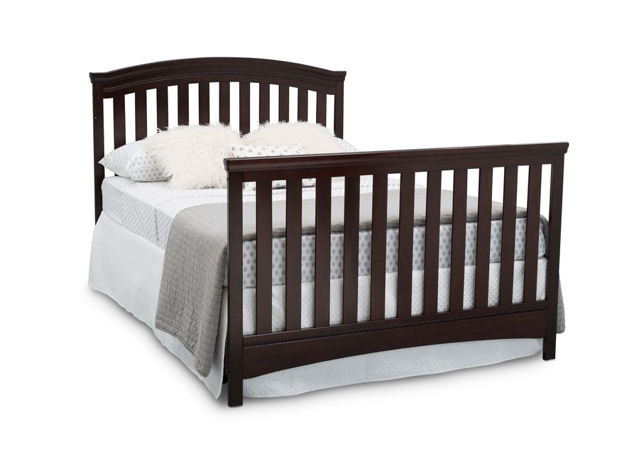 Dark Chocolate (207) 7-Emerson 4-in-1 Convertible Baby Crib